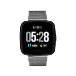 DTNO.1 G12 Smart-Armband mit 1,3-Zoll-OLED-Farbdisplay, IP67 wasserdicht, Nylonarmband, unterstützt Anruferinnerung, Herzfrequenzmessung, Bewegungserinnerung und Multisport-Modus.