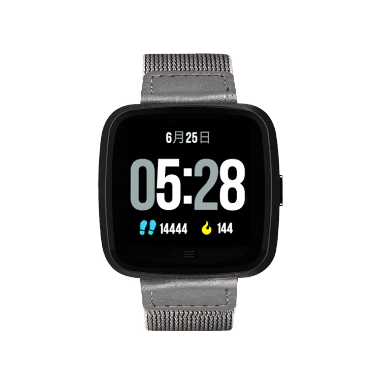 DTNO.1 G12 Smart-Armband mit 1,3-Zoll-OLED-Farbdisplay, IP67 wasserdicht, Nylonarmband, unterstützt Anruferinnerung, Herzfrequenzmessung, Bewegungserinnerung und Multisport-Modus.