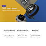 DTNO.1 G12 Smart-Armband mit 1,3-Zoll-OLED-Farbdisplay, IP67 wasserdicht, Nylonarmband, unterstützt Anruferinnerung, Herzfrequenzmessung, Bewegungserinnerung und Multisport-Modus.