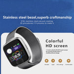 DTNO.1 G12 Smart-Armband mit 1,3-Zoll-OLED-Farbdisplay, IP67 wasserdicht, Nylonarmband, unterstützt Anruferinnerung, Herzfrequenzmessung, Bewegungserinnerung und Multisport-Modus.