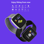DTNO.1 G12 Smart-Armband mit 1,3-Zoll-OLED-Farbdisplay, IP67 wasserdicht, Nylonarmband, unterstützt Anruferinnerung, Herzfrequenzmessung, Bewegungserinnerung und Multisport-Modus.