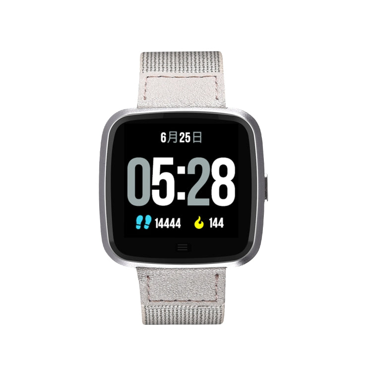 DTNO.1 G12 Smart-Armband mit 1,3-Zoll-OLED-Farbdisplay, IP67 wasserdicht, Nylonarmband, unterstützt Anruferinnerung, Herzfrequenzmessung, Bewegungserinnerung und Multisport-Modus.