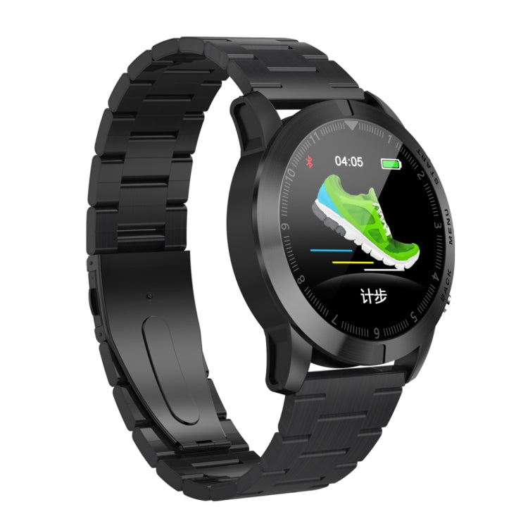 DTNO.1 S10 Smart-Armband mit 1,3-Zoll-TFT-Farbdisplay, IP68 wasserdicht, Edelstahlarmband, unterstützt Anruferinnerung, Herzfrequenzmessung, Schlafüberwachung und Multisport-Modus.