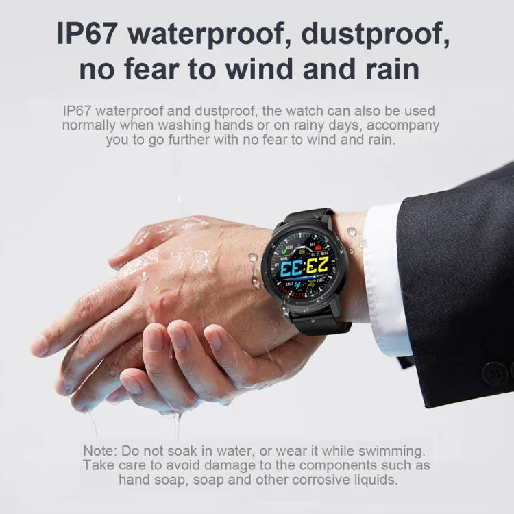 DK02 Smart-Armband mit 1,3 Zoll IPS-Farbdisplay, IP67 wasserdicht, unterstützt Anruferinnerung, Herzfrequenzmessung, Schlafüberwachung und Bewegungserinnerung