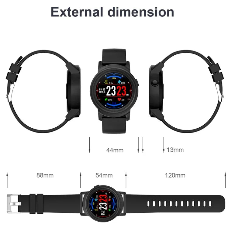DK02 Smart-Armband mit 1,3 Zoll IPS-Farbdisplay, IP67 wasserdicht, unterstützt Anruferinnerung, Herzfrequenzmessung, Schlafüberwachung und Bewegungserinnerung