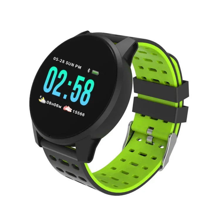 KY108 Smart-Armband, 1,3 Zoll (3,3 cm), 240 x 240 Pixel Auflösung, IP67 wasserdicht, unterstützt Anruferinnerung, Herzfrequenzmessung, Schlafüberwachung, Blutdruckmessung und Blutsauerstoffmessung