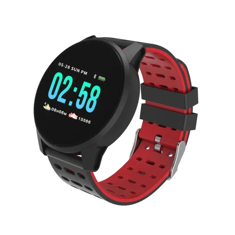 KY108 Smart-Armband, 1,3 Zoll (3,3 cm), 240 x 240 Pixel Auflösung, IP67 wasserdicht, unterstützt Anruferinnerung, Herzfrequenzmessung, Schlafüberwachung, Blutdruckmessung und Blutsauerstoffmessung