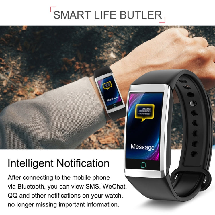 TD19 Smart-Armband mit 1,14 Zoll IPS-Bildschirm, IP67 wasserdicht, unterstützt Anruferinnerung, Herzfrequenzmessung, Blutdruckmessung, Schlafüberwachung und Fernauslöser für die Kamera.