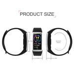 TD19 Smart-Armband mit 1,14 Zoll IPS-Bildschirm, IP67 wasserdicht, unterstützt Anruferinnerung, Herzfrequenzmessung, Blutdruckmessung, Schlafüberwachung und Fernauslöser für die Kamera.