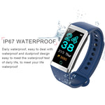TD19 Smart-Armband mit 1,14 Zoll IPS-Bildschirm, IP67 wasserdicht, unterstützt Anruferinnerung, Herzfrequenzmessung, Blutdruckmessung, Schlafüberwachung und Fernauslöser für die Kamera.