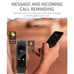 H29 Smart-Armband mit 1,14 Zoll IPS-Farbdisplay, IP67 wasserdicht, unterstützt Schrittzählung, Anruferinnerung, Herzfrequenzmessung und Schlafüberwachung