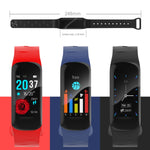H29 Smart-Armband mit 1,14 Zoll IPS-Farbdisplay, IP67 wasserdicht, unterstützt Schrittzählung, Anruferinnerung, Herzfrequenzmessung und Schlafüberwachung
