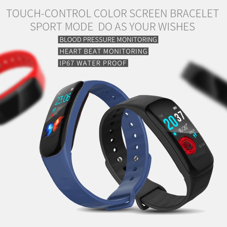 H29 Smart-Armband mit 1,14 Zoll IPS-Farbdisplay, IP67 wasserdicht, unterstützt Schrittzählung, Anruferinnerung, Herzfrequenzmessung und Schlafüberwachung