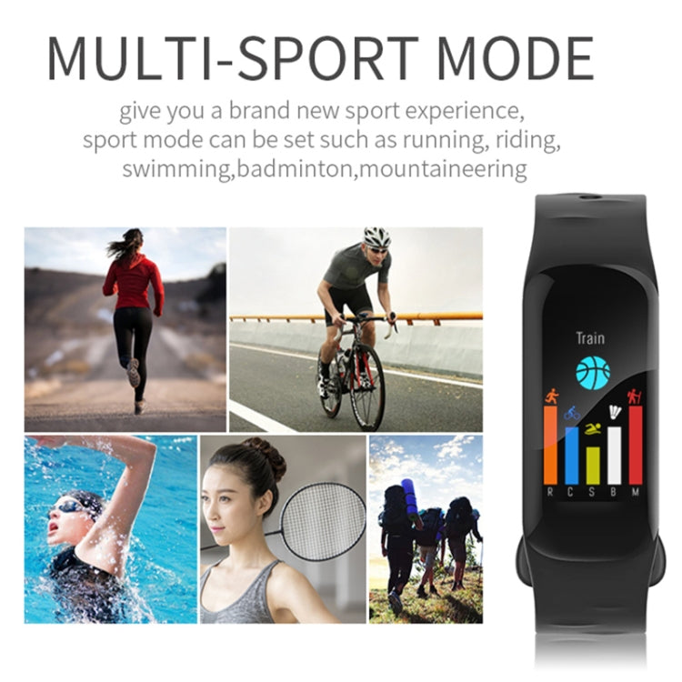 H29 Smart-Armband mit 1,14 Zoll IPS-Farbdisplay, IP67 wasserdicht, unterstützt Schrittzählung, Anruferinnerung, Herzfrequenzmessung und Schlafüberwachung