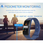 H29 Smart-Armband mit 1,14 Zoll IPS-Farbdisplay, IP67 wasserdicht, unterstützt Schrittzählung, Anruferinnerung, Herzfrequenzmessung und Schlafüberwachung