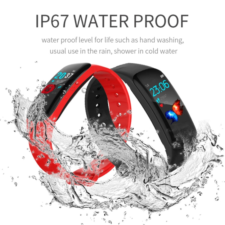 H29 Smart-Armband mit 1,14 Zoll IPS-Farbdisplay, IP67 wasserdicht, unterstützt Schrittzählung, Anruferinnerung, Herzfrequenzmessung und Schlafüberwachung