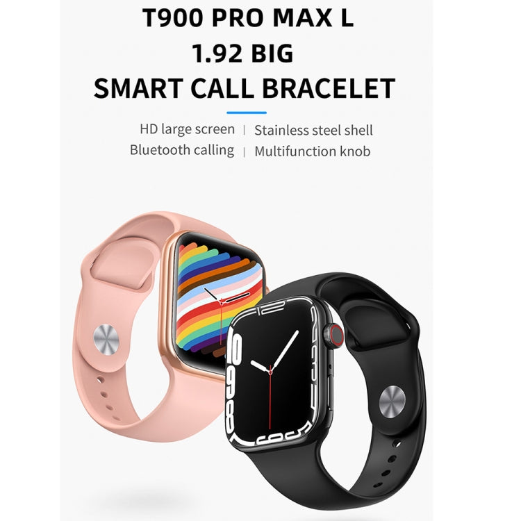 T900 PRO MAX L BIG – Wasserdichte Smartwatch mit großem 1,92-Zoll-Bildschirm, unterstützt Herzfrequenzmessung, Blutdruckmessung, Sauerstoffsättigungsmessung und diverse Sportmodi.