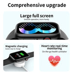 T900 PRO MAX L BIG – Wasserdichte Smartwatch mit großem 1,92-Zoll-Bildschirm, unterstützt Herzfrequenzmessung, Blutdruckmessung, Sauerstoffsättigungsmessung und diverse Sportmodi.