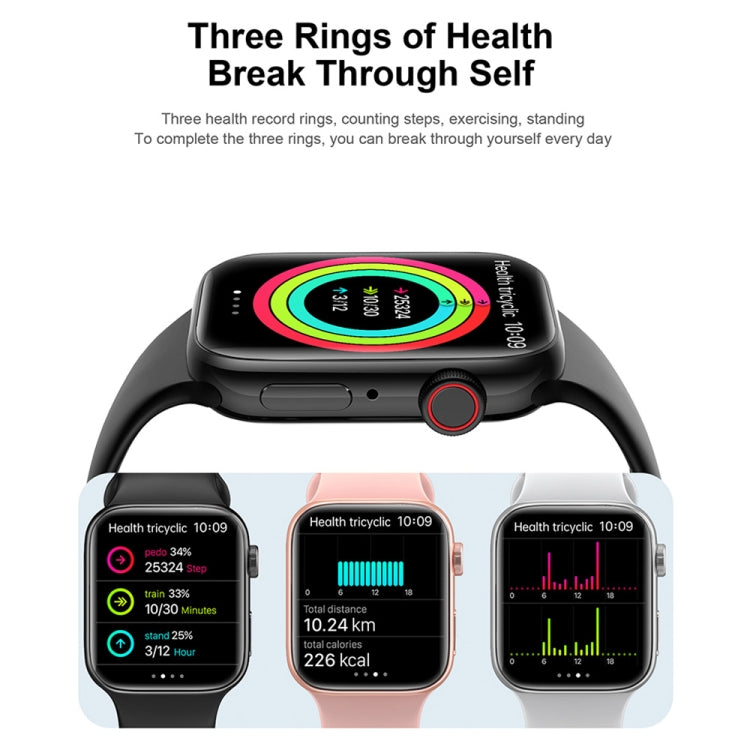 T900 PRO MAX L BIG – Wasserdichte Smartwatch mit großem 1,92-Zoll-Bildschirm, unterstützt Herzfrequenzmessung, Blutdruckmessung, Sauerstoffsättigungsmessung und diverse Sportmodi.