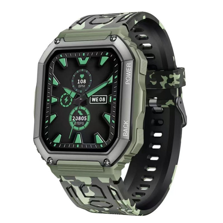 KR06 Wasserdichte Schrittzähler-Sport-Smartwatch, unterstützt Herzfrequenz-/Blutdruckmessung/Bluetooth-Anrufe