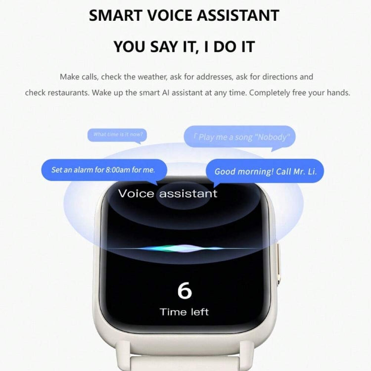 DM60 1,83 Zoll wasserdichte Smartwatch, unterstützt Körpertemperatur-, Herzfrequenz-, Blutsauerstoff- und Blutdruckmessung