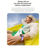 DM60 1,83 Zoll wasserdichte Smartwatch, unterstützt Körpertemperatur-, Herzfrequenz-, Blutsauerstoff- und Blutdruckmessung