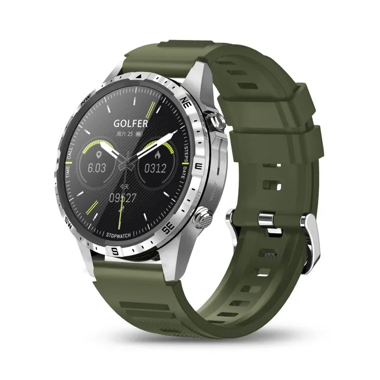 HAMTOD GT45 1,6 Zoll wasserdichte Smartwatch, unterstützt Bluetooth-Anrufe / Herzfrequenz- / Blutsauerstoffmessung