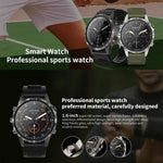 HAMTOD GT45 1,6 Zoll wasserdichte Smartwatch, unterstützt Bluetooth-Anrufe / Herzfrequenz- / Blutsauerstoffmessung