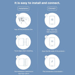 Original Xiaomi intelligenter Mini Tür- und Fenstersensor für Xiaomi Smart Home Suite Geräte, mit Xiaomi Multifunktions-Gateway Nutzung (CA1001)
