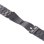 For Fitbit Blaze Smart Watch Butterfly Buckle 3 Beads Stainless Steel Watchband