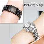 Armband aus Edelstahl mit Schmetterlingsschließe und 3 Perlen für Samsung Gear S2 Classic Smartwatch