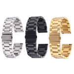 Armband aus Edelstahl mit Schmetterlingsschließe und 3 Perlen für Samsung Gear S2 Classic Smartwatch
