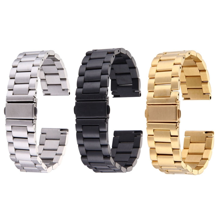 Armband aus Edelstahl mit Schmetterlingsschließe und 3 Perlen für Samsung Gear S2 Classic Smartwatch