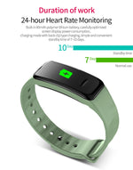 CHIGU C1Plus Fitness Tracker 0.96 inch IPS Screen Smartband Bracelet, IP67 Waterproof, Support Sports Mode / Blood Pressure / Sleep Monitor / Heart Rate Monitor / Fatigue Monitor / Sedentary Reminder, C1 Plus Red, C1 Plus Black, C1 Plus Blue           ...