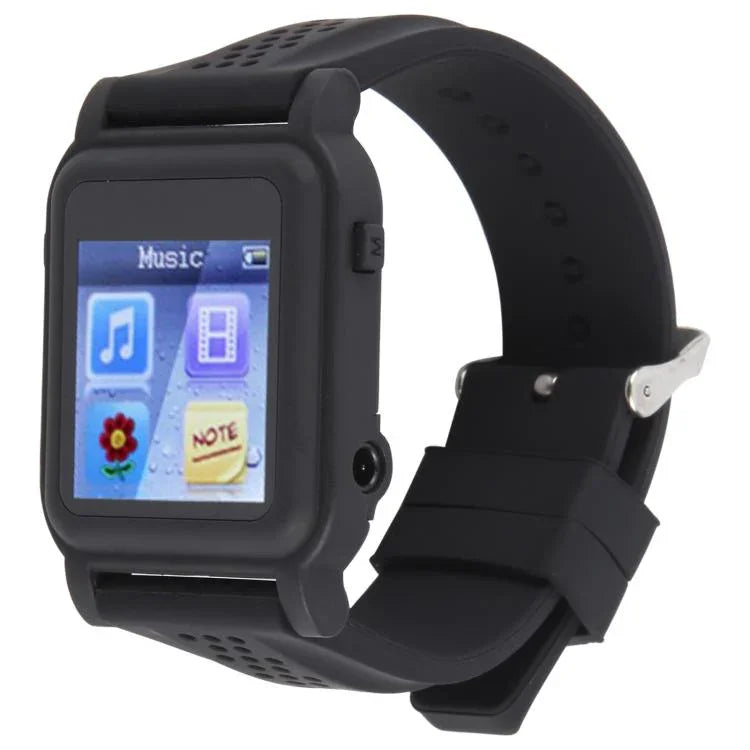 Q998 16GB MP4 E-Book-Smartwatch mit Datenschutzfunktion, unterstützt Zeitanzeige / Musik- und Videowiedergabe / Bildbetrachtung / Stoppuhr, Q998 (Schwarz), Q998 (Weiß)