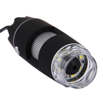 1000X Magnifier 0.3MP Image Sensor USB Digital Microscope with 8 LED & Professional Stand, 1000X