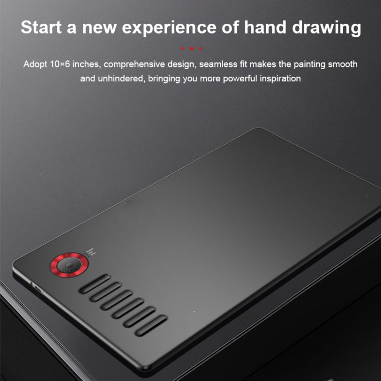 VEIKK A15PRO 10x6 Zoll 5080 LPI Typ-C Schnittstelle Smart Touch Elektronisches Grafiktablett