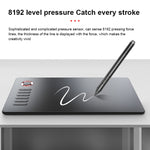 VEIKK A15PRO 10x6 Zoll 5080 LPI Typ-C Schnittstelle Smart Touch Elektronisches Grafiktablett