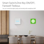 NEO NAS-SC03W Kabelloser WiFi EU Smart Lichtsteuerungsschalter 3-fach, 3-fach