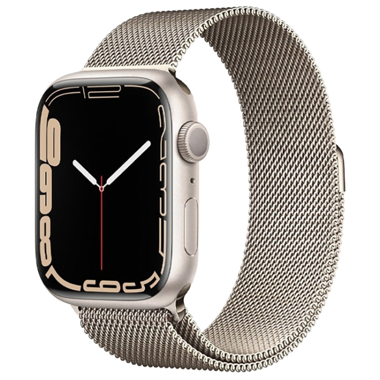 Magnetisches Edelstahl-Armband im Milanaise-Stil für Apple Watch Series 10 (42 mm), 9, 8 und 7 (41 mm), SE 3, SE 2, 6, SE, 5 und 4 (40 mm) sowie 3, 2 und 1 (38 mm) und weitere Modelle.