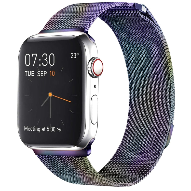 Magnetisches Edelstahl-Armband im Milanaise-Stil für Apple Watch Series 10 (42 mm), 9, 8 und 7 (41 mm), SE 3, SE 2, 6, SE, 5 und 4 (40 mm) sowie 3, 2 und 1 (38 mm) und weitere Modelle.