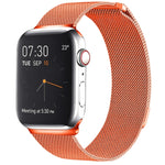 Magnetisches Edelstahl-Armband im Milanaise-Stil für Apple Watch Series 10 (42 mm), 9, 8 und 7 (41 mm), SE 3, SE 2, 6, SE, 5 und 4 (40 mm) sowie 3, 2 und 1 (38 mm) und weitere Modelle.