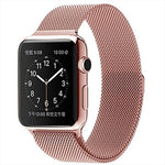 Magnetisches Edelstahl-Armband im Milanaise-Stil für Apple Watch Series 10 (42 mm), 9, 8 und 7 (41 mm), SE 3, SE 2, 6, SE, 5 und 4 (40 mm) sowie 3, 2 und 1 (38 mm) und weitere Modelle.