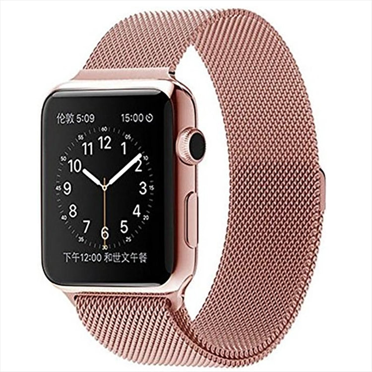 Magnetisches Edelstahl-Armband im Milanaise-Stil für Apple Watch Series 10 (42 mm), 9, 8 und 7 (41 mm), SE 3, SE 2, 6, SE, 5 und 4 (40 mm) sowie 3, 2 und 1 (38 mm) und weitere Modelle.