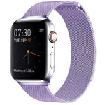 Magnetisches Edelstahl-Armband im Milanaise-Stil für Apple Watch Series 10 (42 mm), 9, 8 und 7 (41 mm), SE 3, SE 2, 6, SE, 5 und 4 (40 mm) sowie 3, 2 und 1 (38 mm) und weitere Modelle.