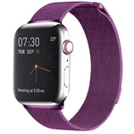Magnetisches Edelstahl-Armband im Milanaise-Stil für Apple Watch Series 10 (42 mm), 9, 8 und 7 (41 mm), SE 3, SE 2, 6, SE, 5 und 4 (40 mm) sowie 3, 2 und 1 (38 mm) und weitere Modelle.