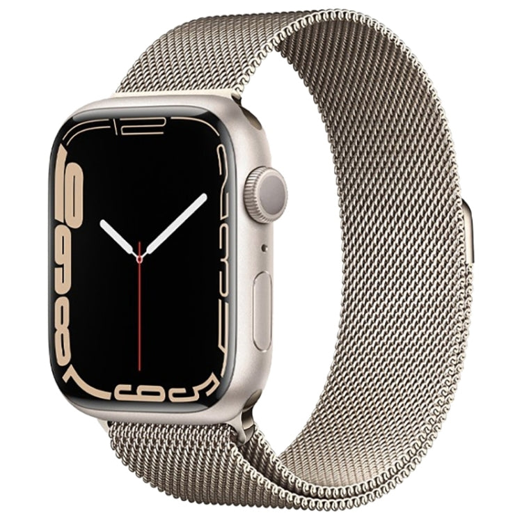 Magnetisches Edelstahl-Armband im Milanaise-Stil für Apple Watch Ultra 49 mm &amp; Watch Ultra 2 49 mm / Series 10 46 mm / 9 &amp; 8 &amp; 7 45 mm / SE 3 &amp; SE 2 &amp; 6 &amp; SE &amp; 5 &amp; 4 44 mm / 3 &amp; 2 &amp; 1 42 mm