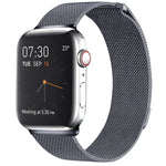 Magnetisches Edelstahl-Armband im Milanaise-Stil für Apple Watch Ultra 49 mm &amp; Watch Ultra 2 49 mm / Series 10 46 mm / 9 &amp; 8 &amp; 7 45 mm / SE 3 &amp; SE 2 &amp; 6 &amp; SE &amp; 5 &amp; 4 44 mm / 3 &amp; 2 &amp; 1 42 mm