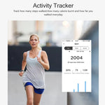 TLW T6 Fitness-Tracker mit 0,96-Zoll-OLED-Display, Smart-Armband, unterstützt Sportmodus, EKG, Herzfrequenzmessung, Blutdruckmessung und Schlafüberwachung. Erhältlich in Schwarz, Blau und Rot.