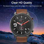 Für Amazfit GTR 47 mm 0,26 mm 2,5D 9H Displayschutzfolie aus gehärtetem Glas, für Amazfit GTR 47 mm
